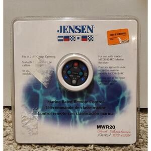 Jensen MWR20 Marine Stereo Remote Control Receiver NOS In Package White